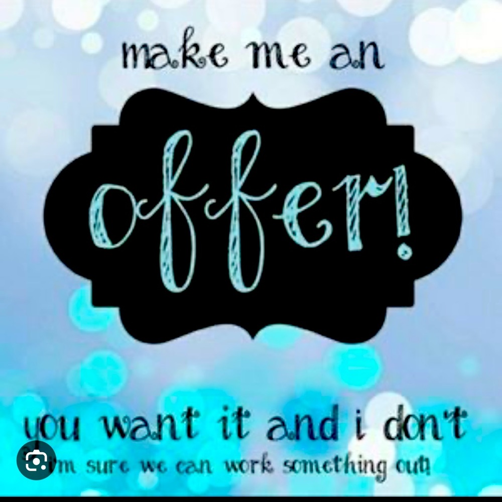 Make me a offer on any items and I well accept it. Please be respectable.